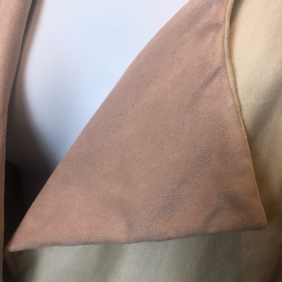 The Limited Faux Suede Open Front Jacket - Picture 3 of 4